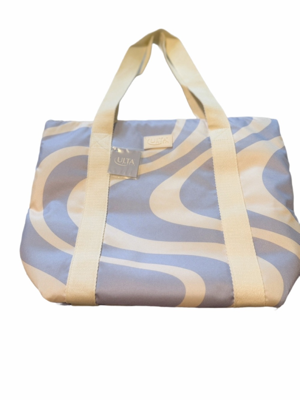 NWT Large Ulta Cooler Tote- ivory and lavender, still in plastic- versatile 💜